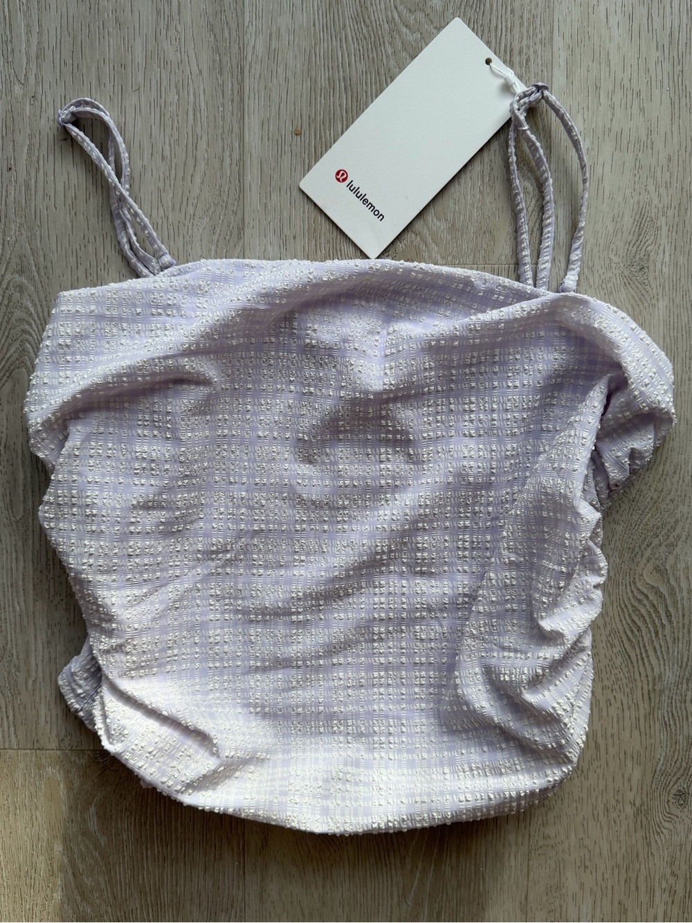 lululemon athletica Lilac Sparkle Textured Tank Top